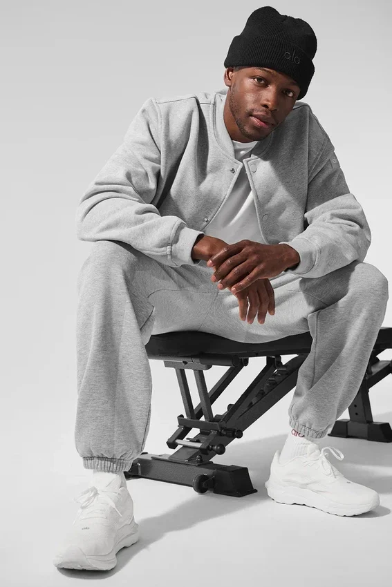 Renown Varsity-jakke – Athletic Heather Grey