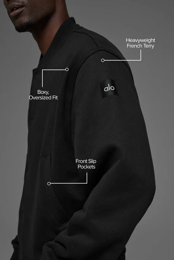 Renown Varsity-jakke – svart