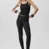 Ribbet Adore-singleter – svart