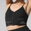 Ribbet, delikat loungesingleter – svart