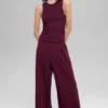 Ribbet En Pointe-singleter – Burgundy