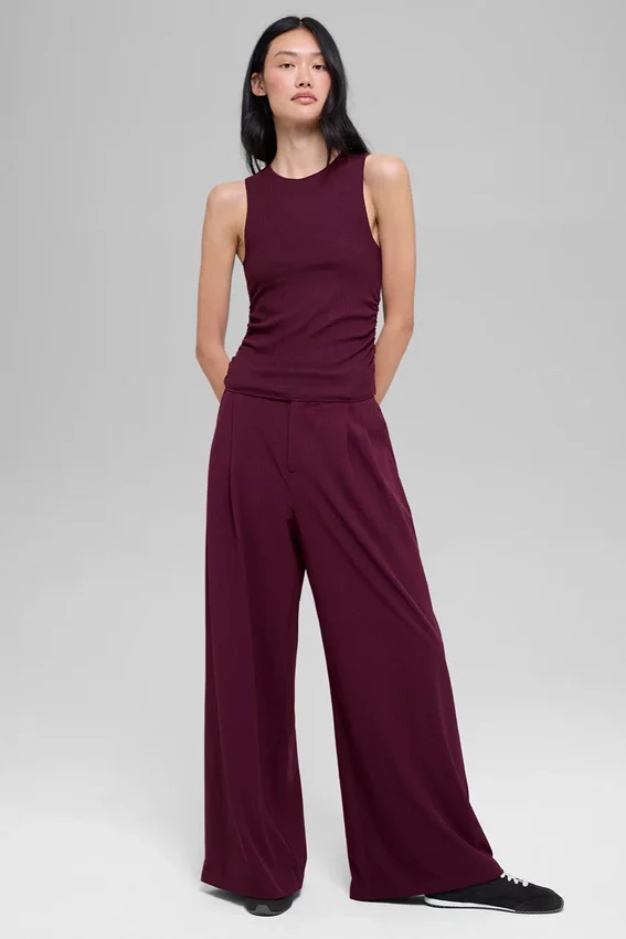 Ribbet En Pointe-singleter – Burgundy