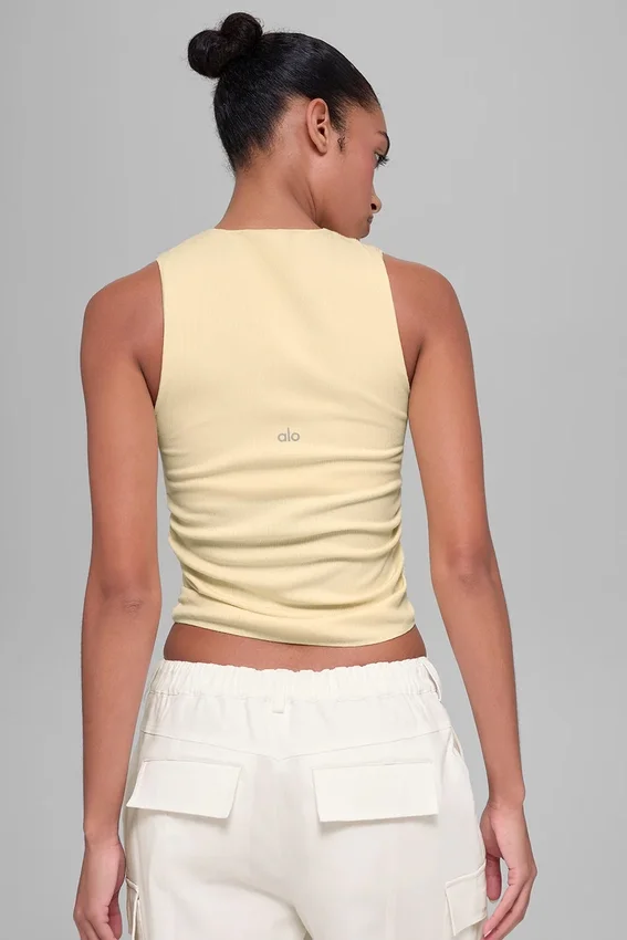 Ribbet En Pointe-singleter – Candlelight Yellow
