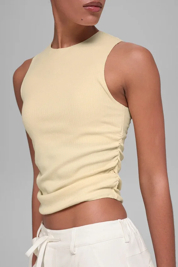 Ribbet En Pointe-singleter – Candlelight Yellow