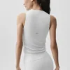 Ribbet En Pointe-singleter – hvit