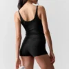 Ribbet Prosper-tanktop – svart