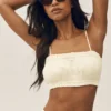 Riviera Bloomer-BH i linblanding – sandbeige