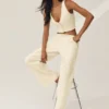 Riviera-vest i linblanding – sandbeige