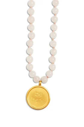 Rose Quartz Mala-halskjede