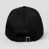 Satin-cap til fritiden – svart