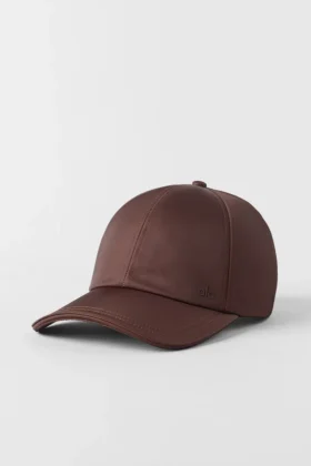 Satin Off-Duty-cap – Brownstone