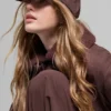 Satin Off-Duty-cap – Brownstone