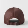 Satin Off-Duty-cap – Brownstone