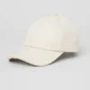 Satin Off-Duty-cap – krem