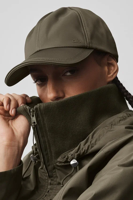 Satin Off-Duty-cap – Olive Tree