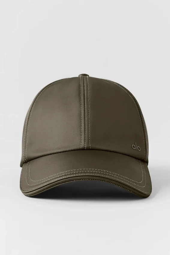 Satin Off-Duty-cap – Olive Tree