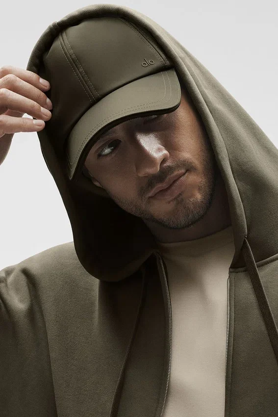 Satin Off-Duty-cap – Olive Tree