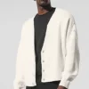 Scholar-cardigan – elfenben
