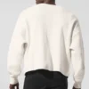 Scholar-cardigan – elfenben