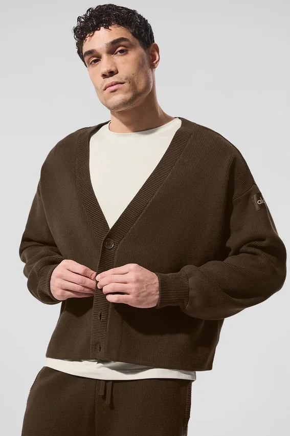 Scholar-cardigan – Espresso