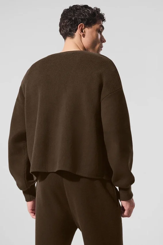 Scholar-cardigan – Espresso