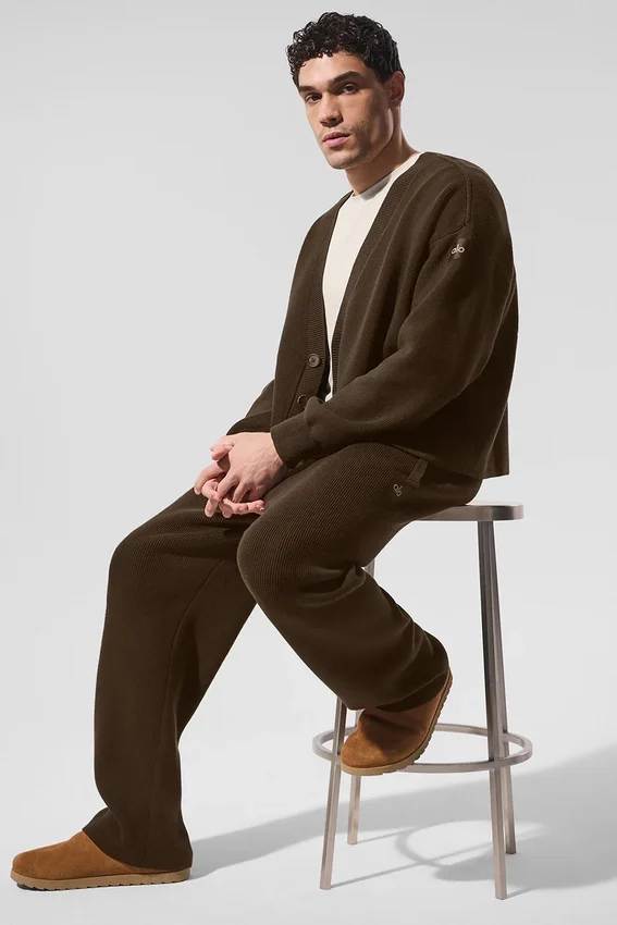 Scholar-cardigan – Espresso
