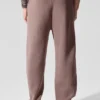 Scholar joggebukser med rette ben – Mushroom Heather