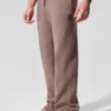Scholar joggebukser med rette ben – Mushroom Heather