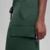 Scholar Knit High-Waist cargobukser – kløvergrønn