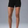Scholar Knit High-Waist shorts – svart