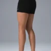 Scholar Knit High-Waist shorts – svart