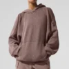 Scholar-strikkegenser med hette – Mushroom Heather