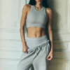 Seamless Delight BH med høy hals – Athletic Heather Grey