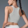 Seamless Delight BH med høy hals – Athletic Heather Grey