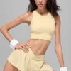 Seamless Delight BH med høy hals – Candlelight Yellow
