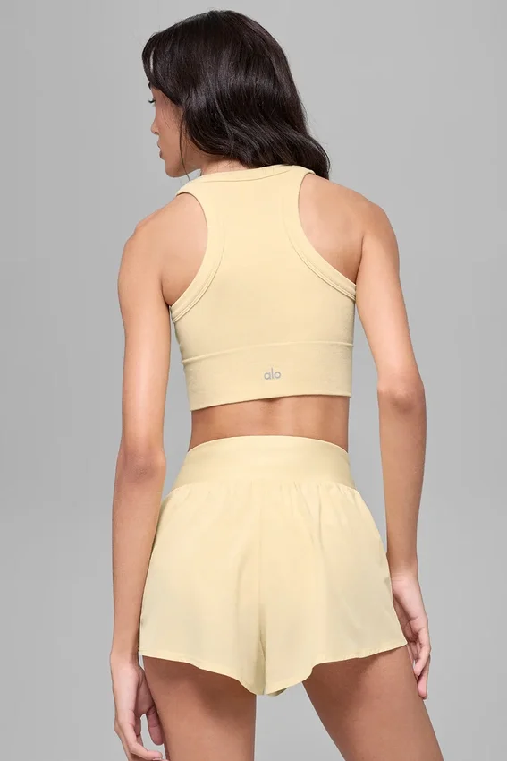 Seamless Delight BH med høy hals – Candlelight Yellow