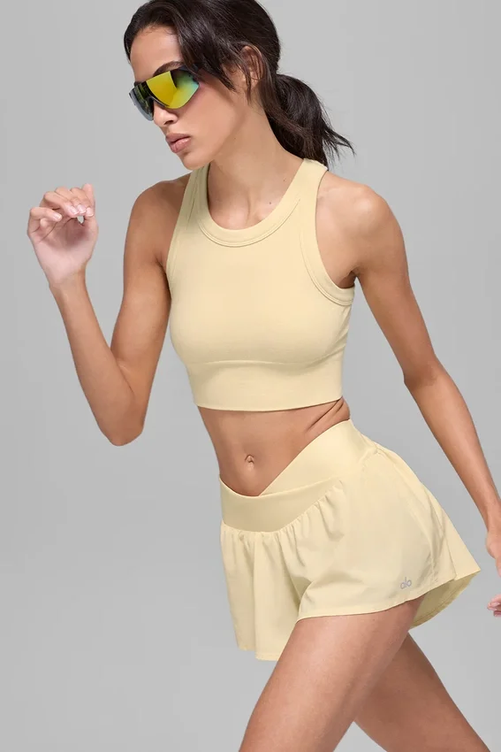 Seamless Delight BH med høy hals – Candlelight Yellow