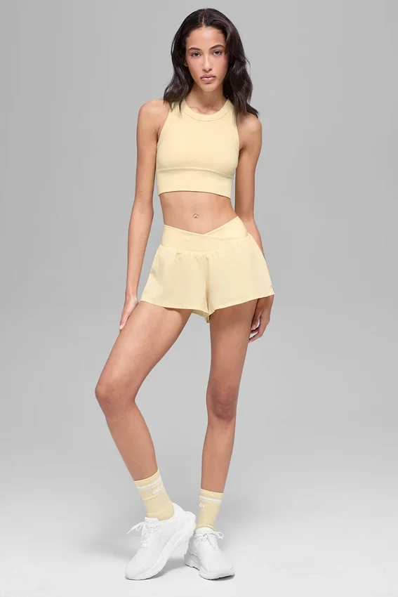 Seamless Delight BH med høy hals – Candlelight Yellow