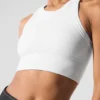 Seamless Delight BH med høy hals – hvit