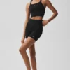 Seamless Ribbed Favorite BH-singleter – svart