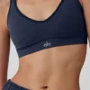 Seamless Ribbed Favorite Bra – Navy
