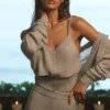 Sheer Cashmere Singleter – Athletic Heather Grey