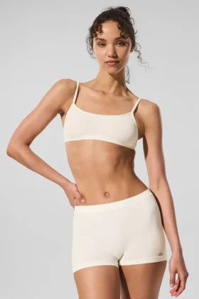 Sheer Glow Boyshort – Ivory