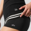 Sheer Glow-boyshorts – svart