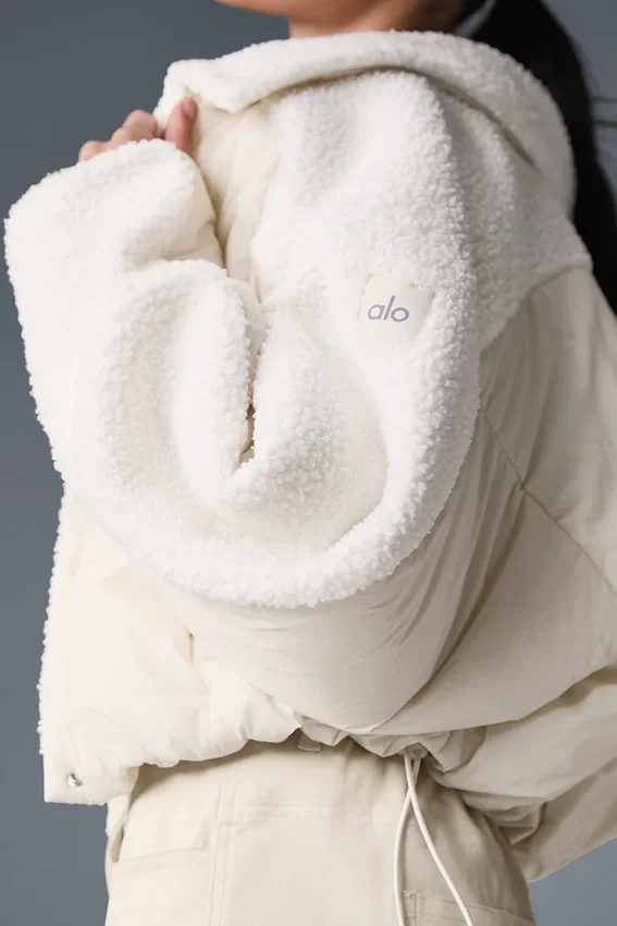 Sherpa Cozy Escape Puffer – Elfenben/Elfenben