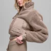 Sherpa Edge Bomber – Chai Latte