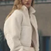 Sherpa Edge Bomber – Ivory