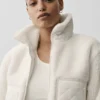 Sherpa Edge Bomber – Ivory