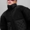 Sherpa Edge-bomberjakke – svart