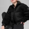 Sherpa Edge-bomberjakke – svart
